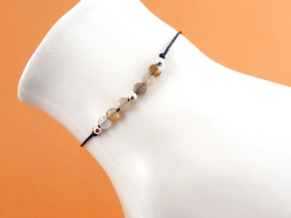 Armband Edelstein Mondstein – Bild 2