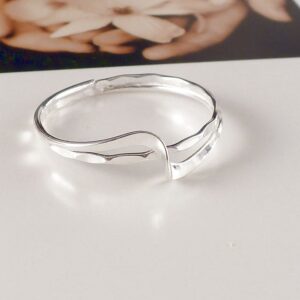 Ring 925 Sterling Silber gewellt