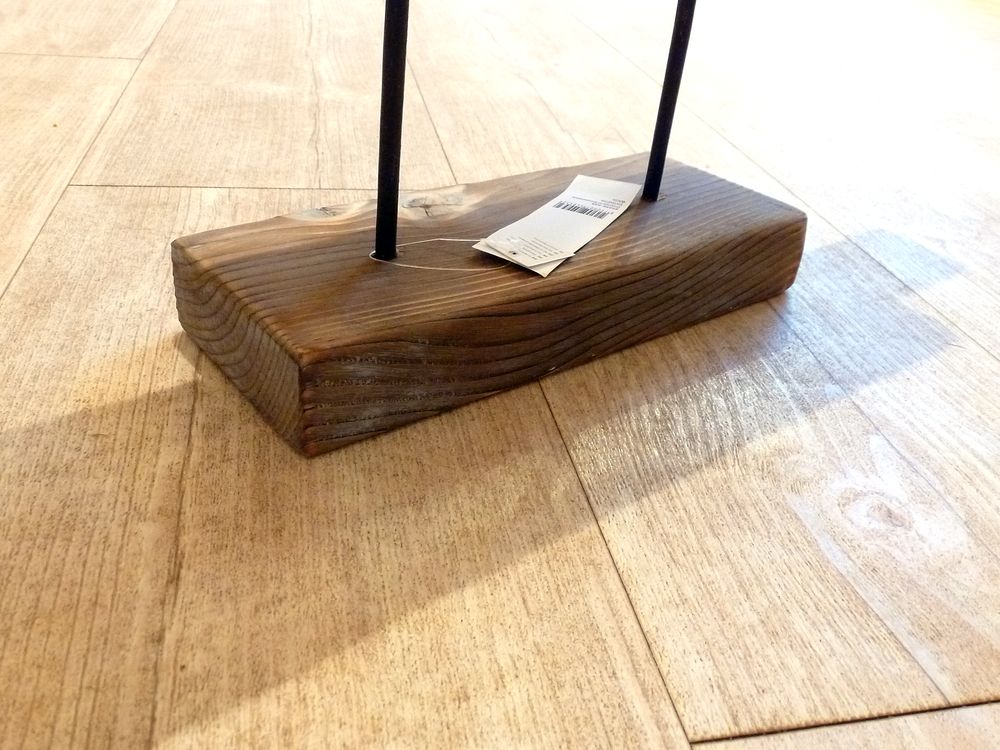 Dekoschale Holzschale mit Ständer Paulownia Holz – Bild 3