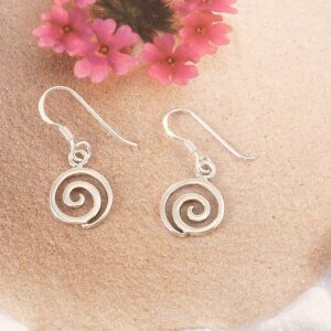 Ohrringe 925 Silber Spirale