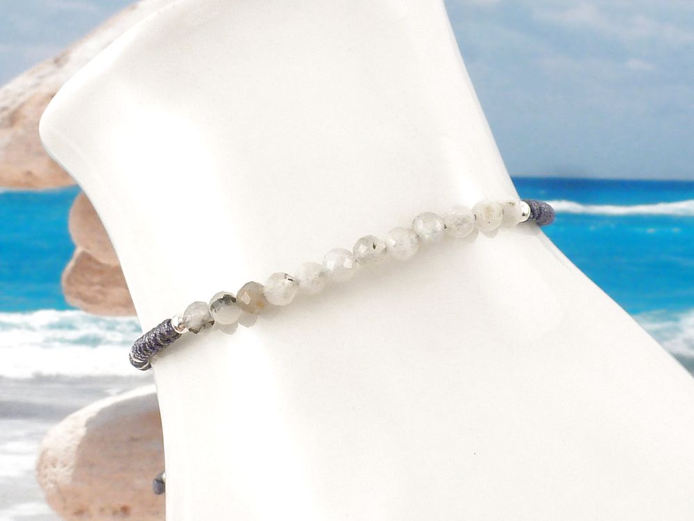Armband Edelstein Labradorit – Bild 2