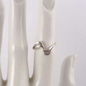 Ring 925 Sterling Silber gewellt