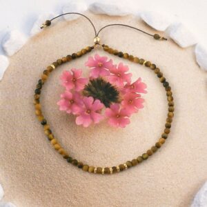 Armband Edelstein Perlen Tigerauge